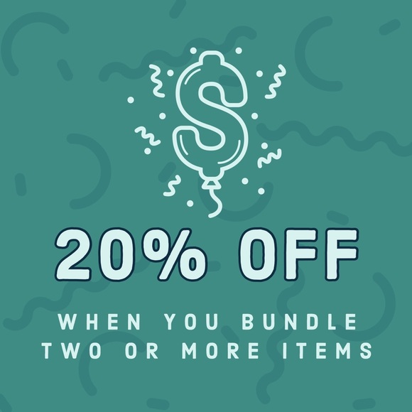Bundle And Save 20% On Two Or More Items - Picture 1 of 1